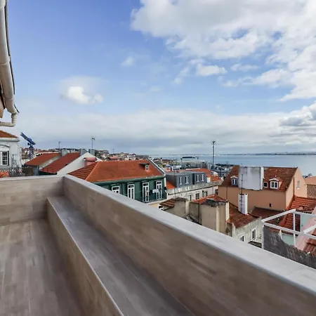 Apartment 2br Terrace With Tagus View - Air-conditioned | By Airnest Lisbon