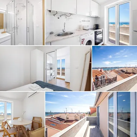 2br Terrace With Tagus View - Air-conditioned | By Airnest 公寓